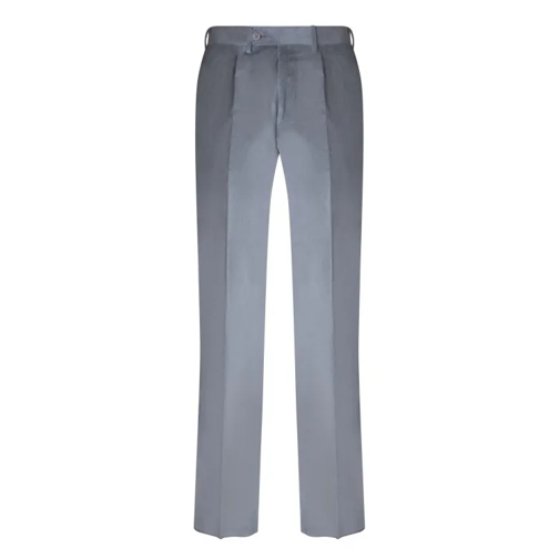 Canali Soft Corduroy Trousers Grey 