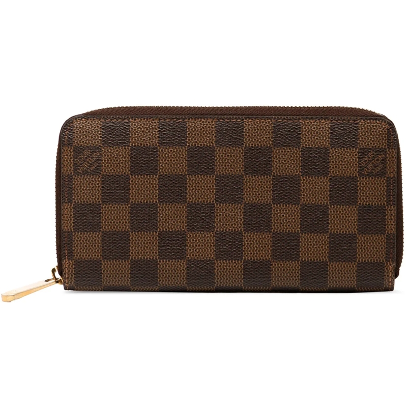 Louis Vuitton Geldbörse Damier Ebene Zippy Long Wallet braun