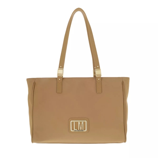 Love Moschino Borsa Nylon  Beige Shopping Bag