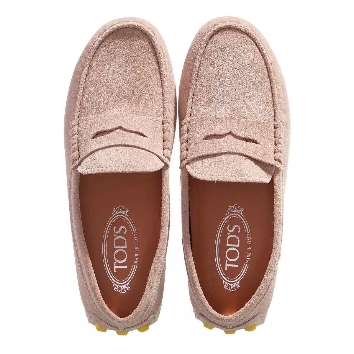 Tod's Loafers Gommino Suede Beige, | | fashionette