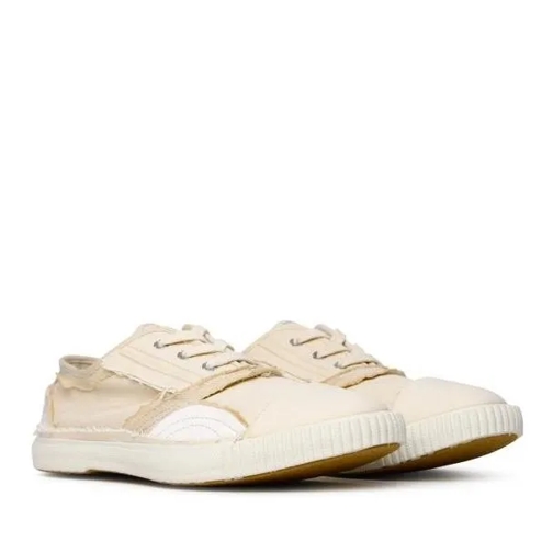 Maison Margiela Cream Cotton Sneakers Neutrals sneaker basse