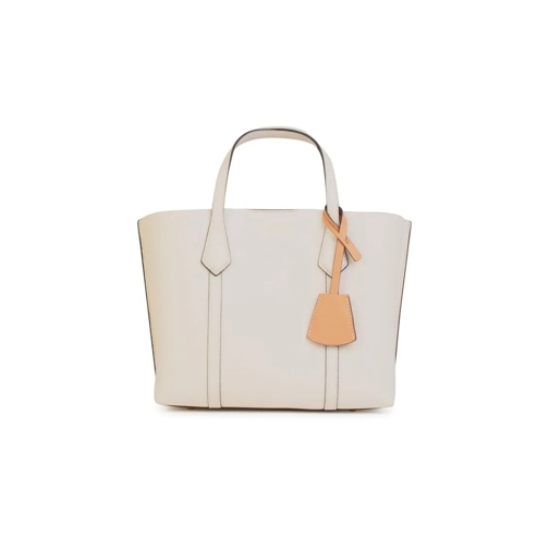 Tory Burch Small 'Perry' Ivory Leather Bag White Tote