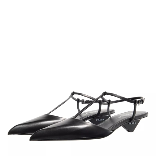 Prada Decollete Sandals Black Escarpin