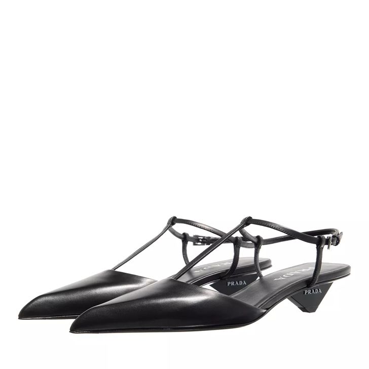 Prada Decollete Sandals Black Pump