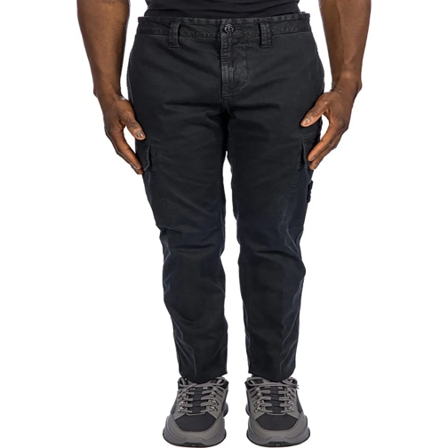 Stone Island Pantalon décontracté Cargo zwart schwarz