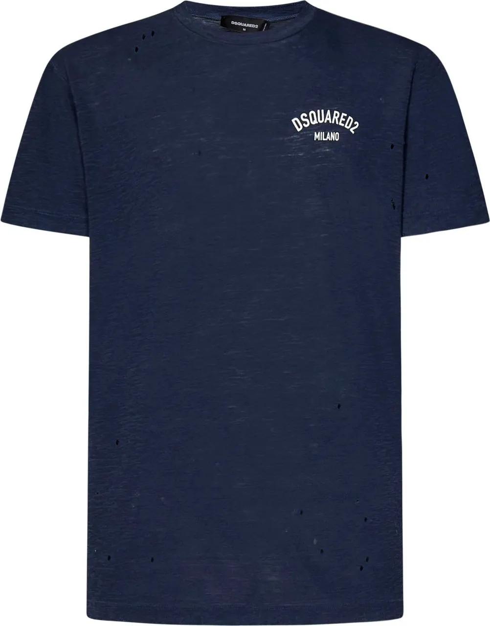 Dsquared2 - Dsquared2 T-shirts and Polos Blue - Größe L - blue