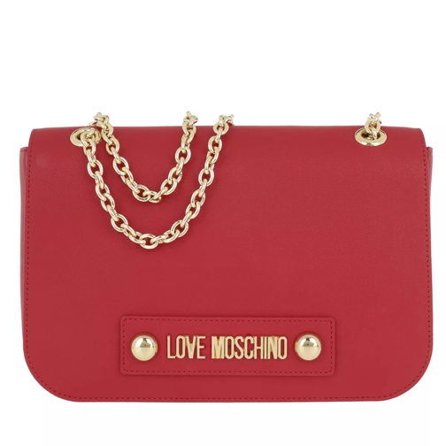 Love Moschino Chain Crossbody Bag Rosso Borsetta a tracolla