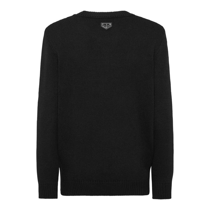 Philipp Plein  Rundhalspullover Teddy schwarz(Image 3)
