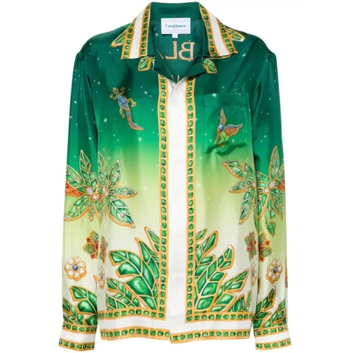 Casablanca Multicolored Joyaux D'afrique Shirt Green 