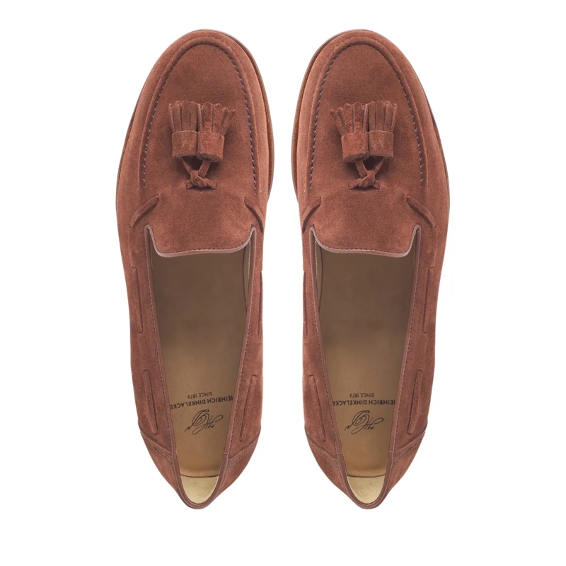 Heinrich Dinkelacker Loafer Loafer Wien Plain Tassel V mittel-braun(Image 4)