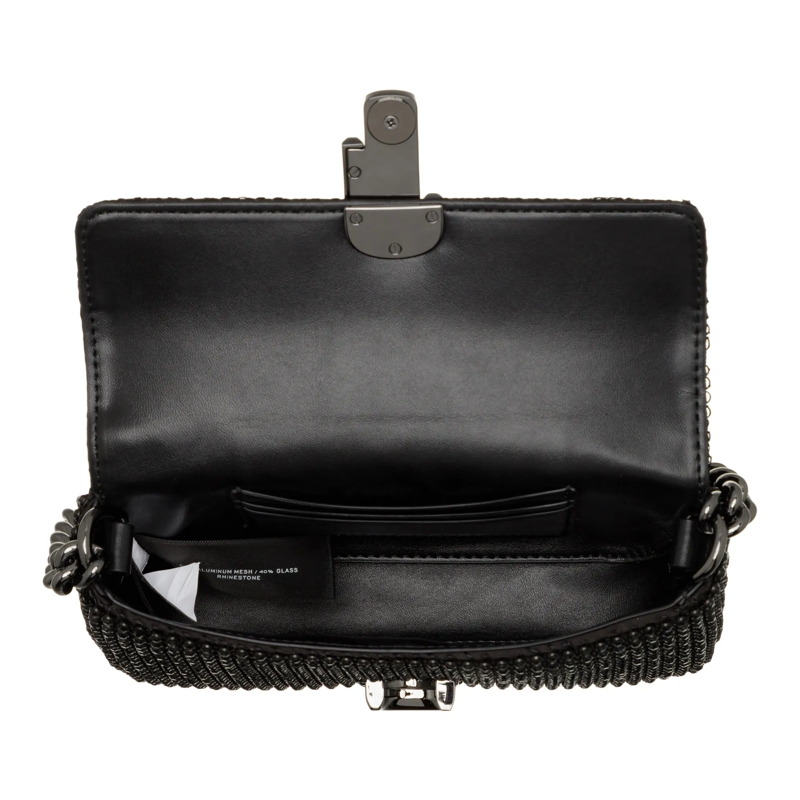 Marc Jacobs Pochette J Marc Mini Therhinestone Black(Image 6)