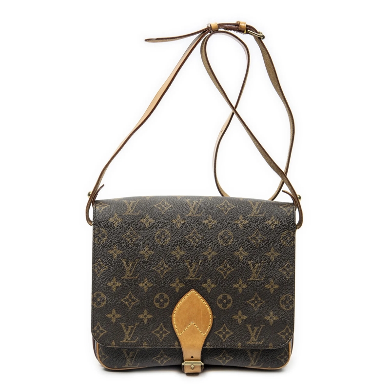 Louis Vuitton Crossbody Bag Cartouchiere MM braun
