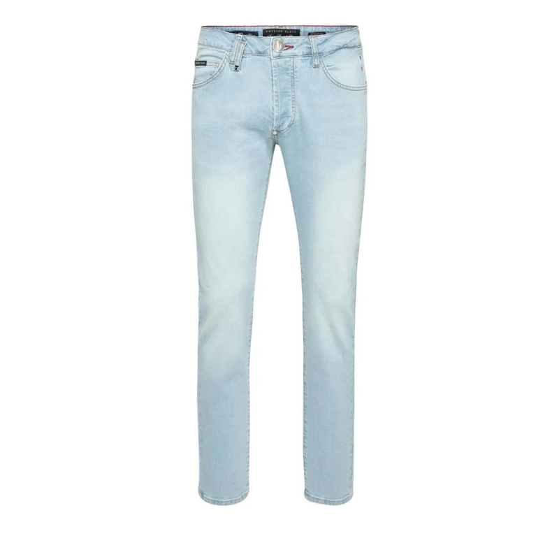 Philipp Plein Jeans Jeans Regular Fit hell-blau