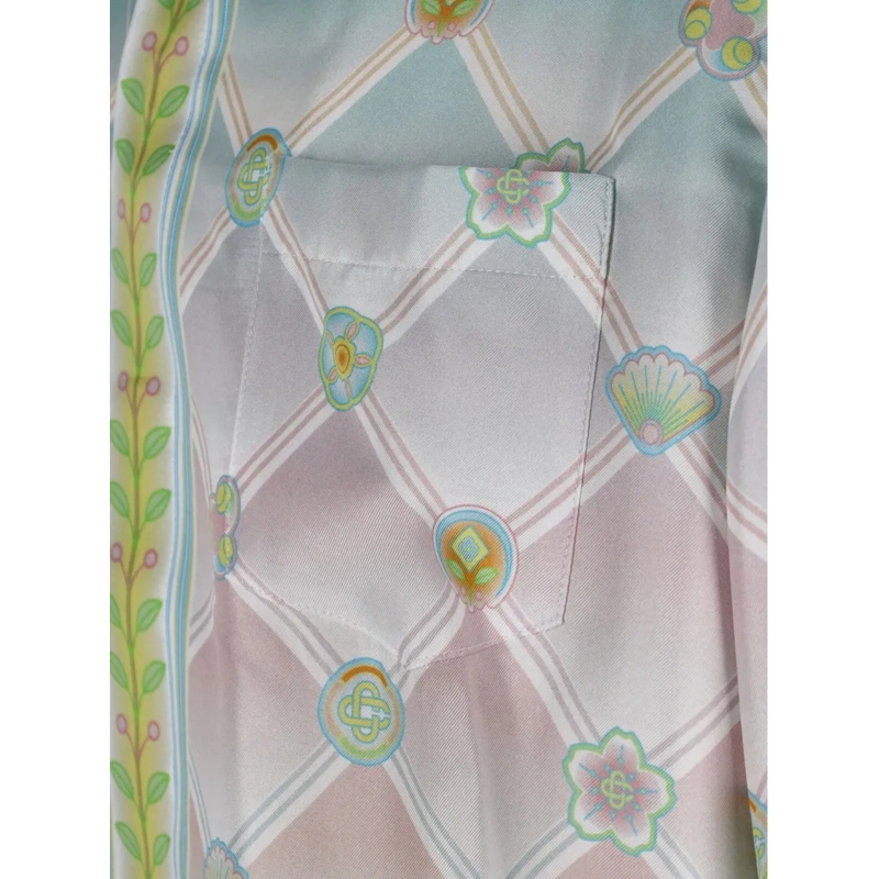 Casablanca Hemd Seidenhemd mit Muster Multicolor(Image 4)