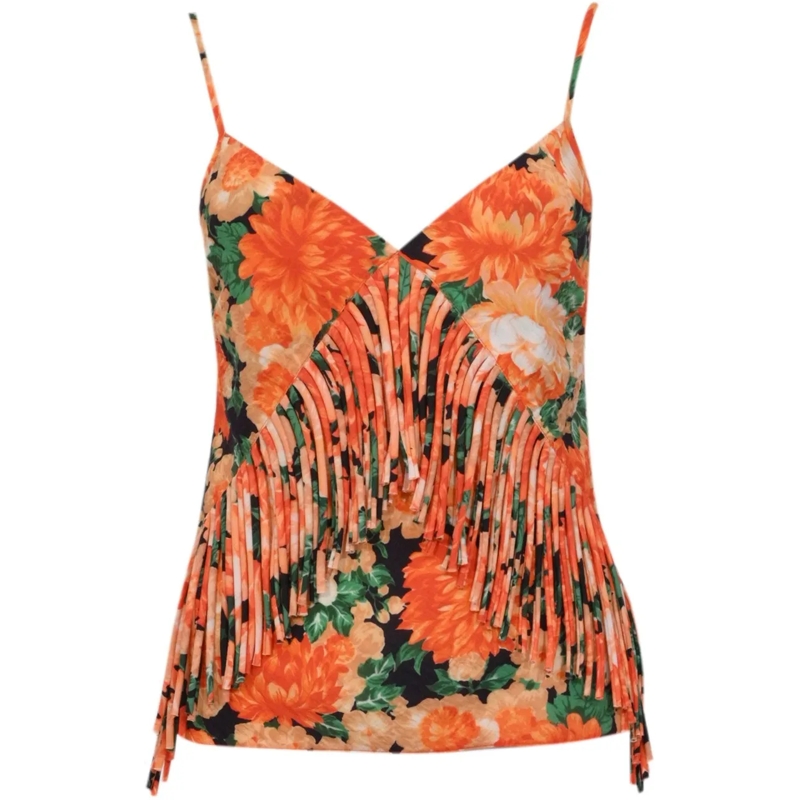 Pinko Top Top Mult.Arancio/Verde orange