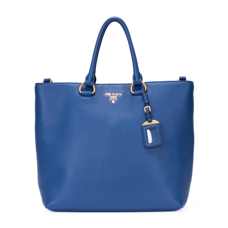 Prada Crossbody Bag Vitello Phoenix Tote blau