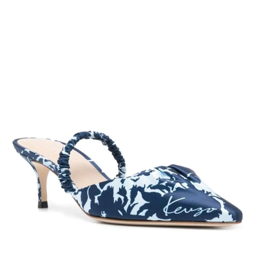 Kenzo Mule Pumps Blue blau