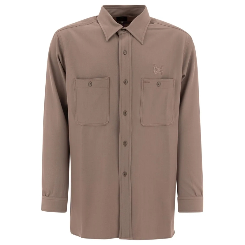 Needles Overhemd "Work" Shirt Brown