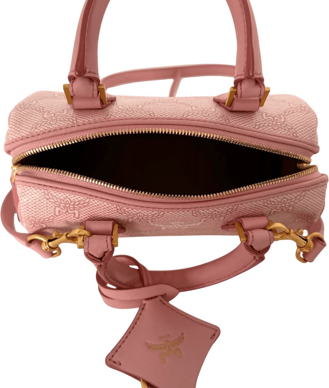 Thumbnail - MCM Crossbody Bags - MCM Ella Boston Bag Mini Pink - Gr. unisize - in Gold - für Damen