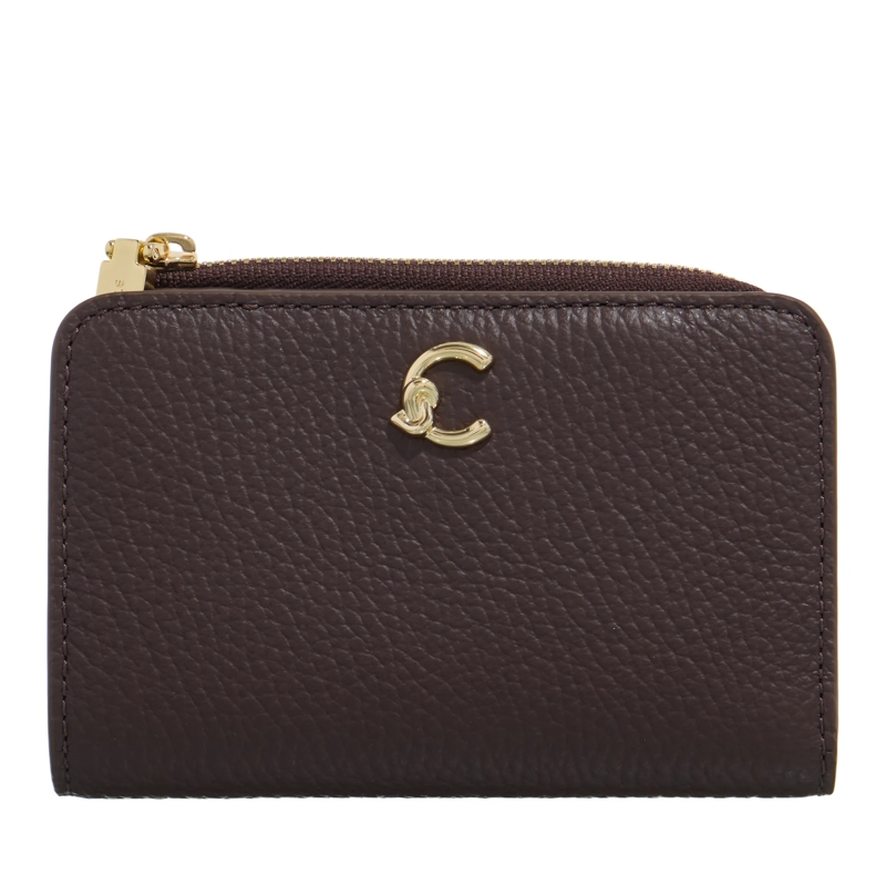 Coccinelle Bi-Fold-Portemonnaie Coccinelle Dulse Soft Brunette