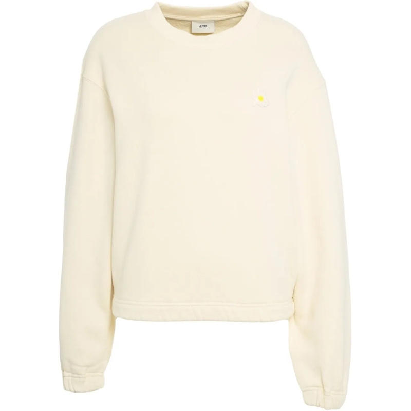 Autry International  Sweatshirt with logo embroidery gelb
