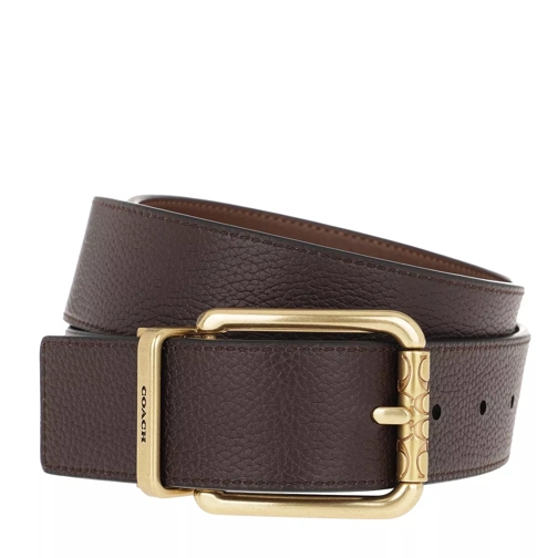 Coach Men Cutable Belt Leather Oak/Saddle Leather Belt