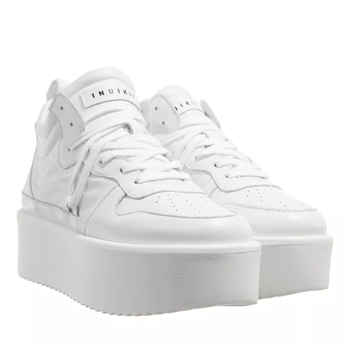 INUIKII Colette High White Platform Sneaker
