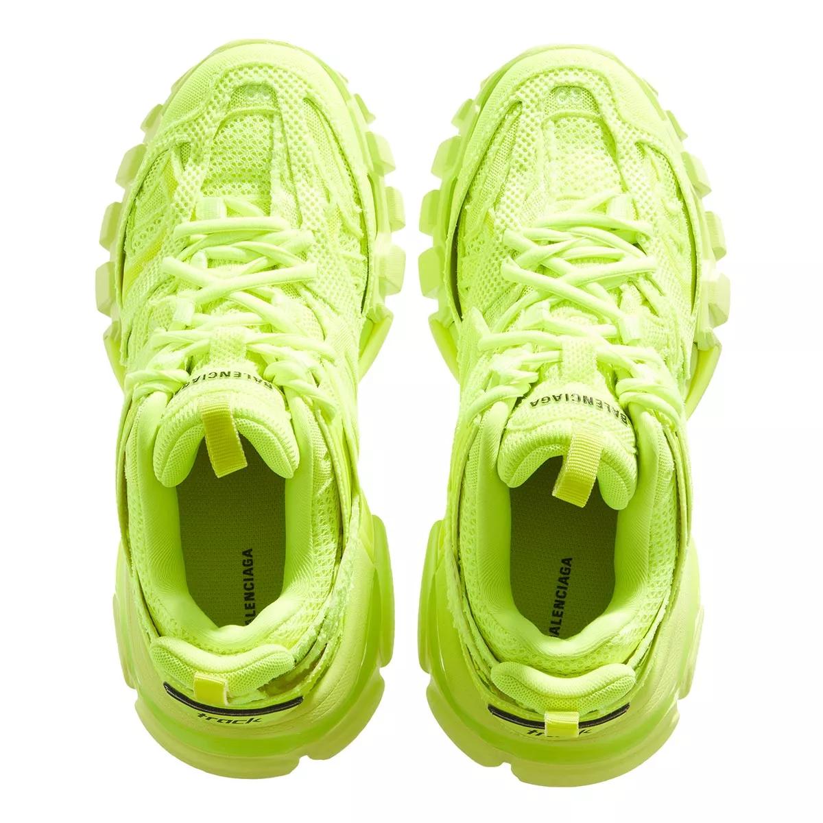 Balenciaga Full Mesh Track Sneaker Fluorescent Yellow Low Top