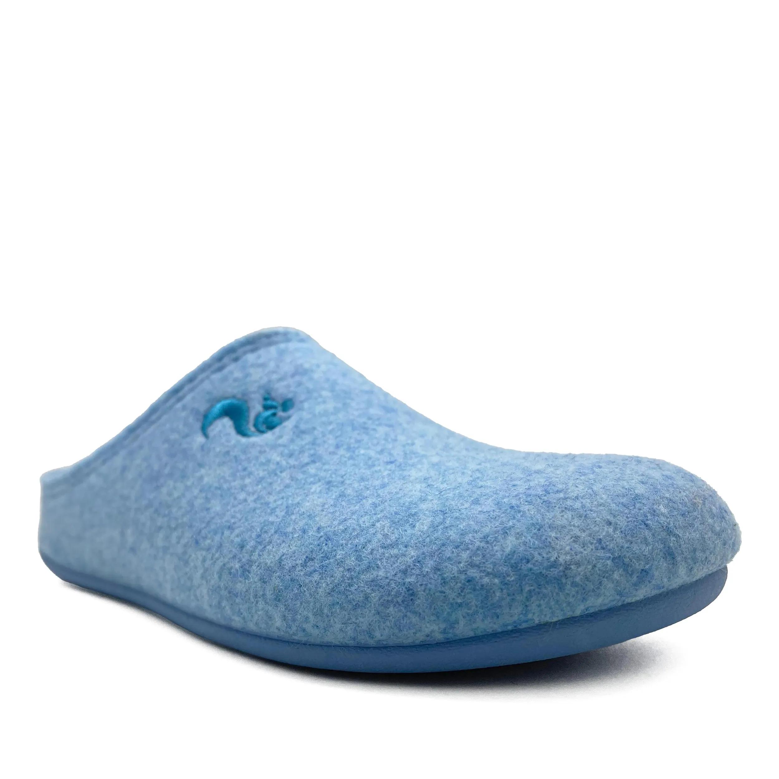 thies Sneakers - thies 1856 ® Recycled PET Slipper vegan light blue - Gr. 36 (EU) - in Blau - für Damen