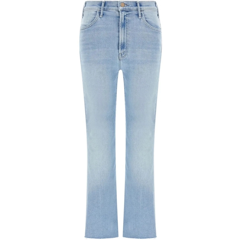 Mother Jeans mit geradem Bein Jeans Clear Blue blau