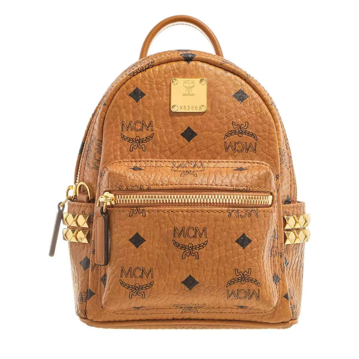 Mcm 2025 cognac backpack