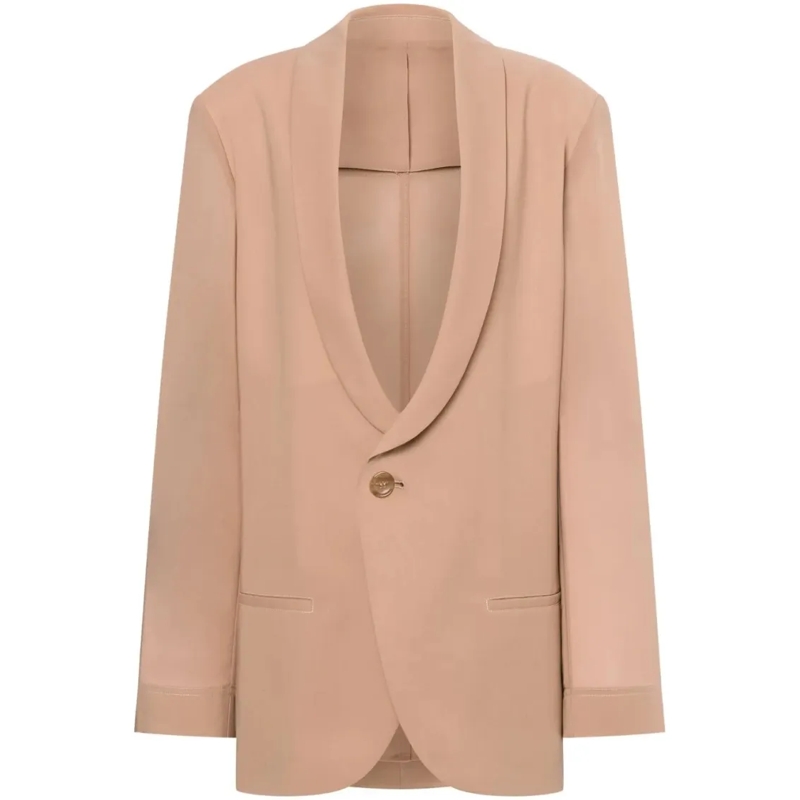 Philosophy Di Lorenzo Serafini Blazer Tailored Fit Minimalistic Giacca Brown