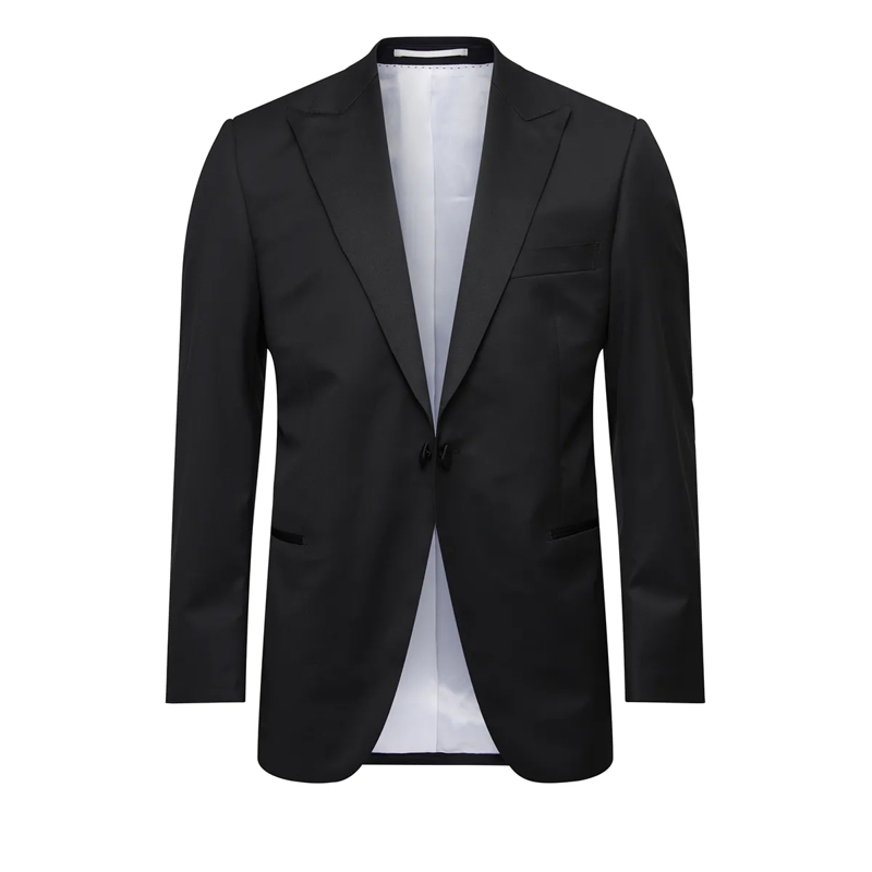 VAN LAACK Anzugkombination Anzug Slim Fit Uni schwarz