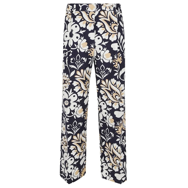 LaDoubleJ  Multicolor Cotton Blend Trousers Multicolor