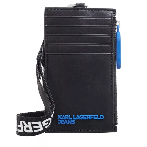 Karl Lagerfeld Jeans Ultramodern Card Holder J101 Black Kaartenhouder