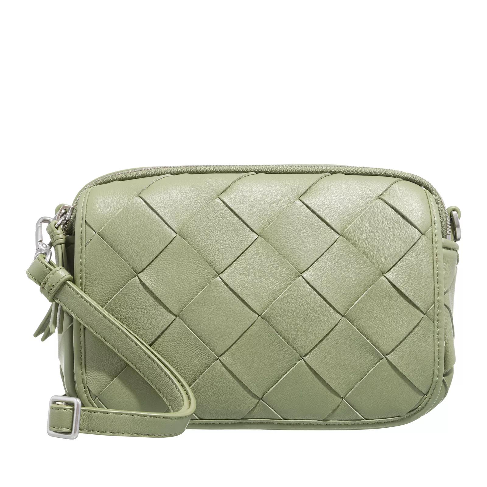 LESVISIONNAIRES Crossbody Bags - Emily Weave - Gr. unisize - in Grün - für Damen