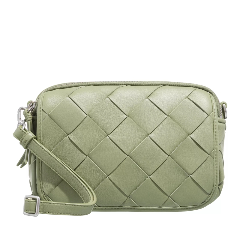 LES VISIONNAIRES Crossbody Bag Emily Weave Matcha