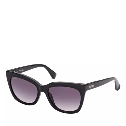 Max Mara MM0009 Shiny Black /Gradient Smoke Sunglasses