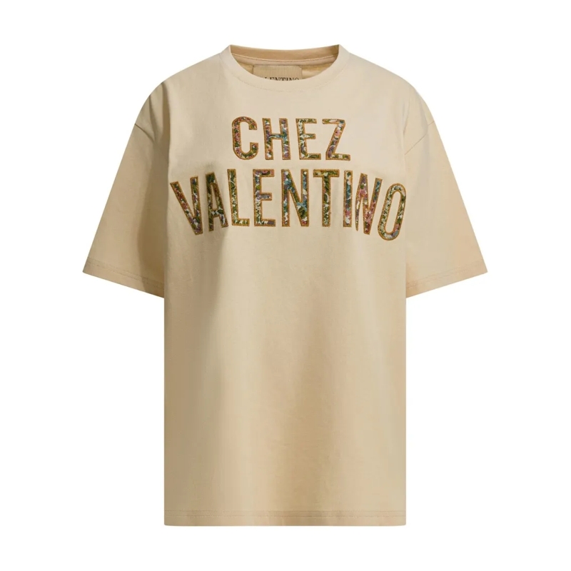 Valentino Garavani T-shirt Boxy T-Shirt Neutrals