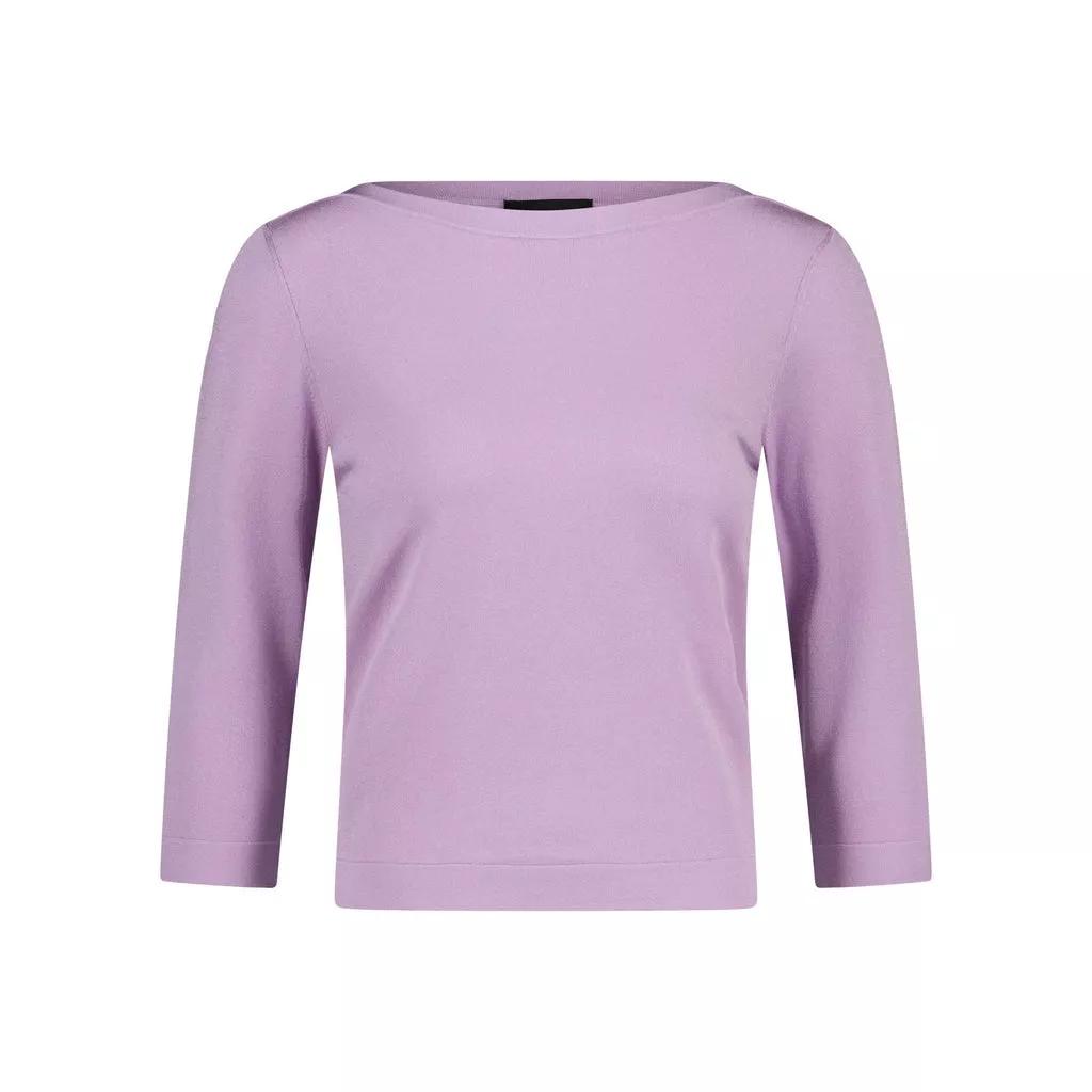 Roberto Collina - Glänzende Pullover aus Feinstrick - Größe XL - purple