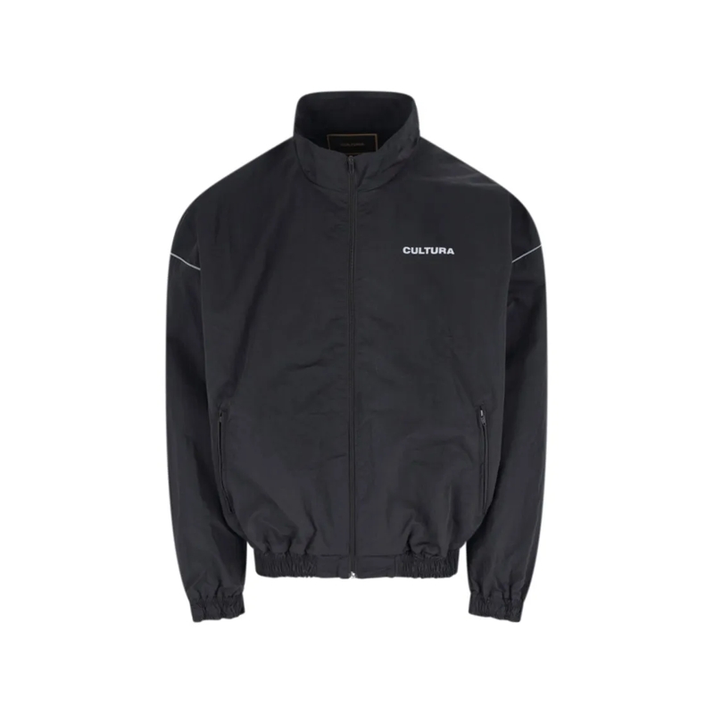 Cultura  Black Jacket With Fitted Silhouette Black