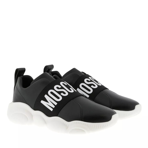 Moschino Sneakerd.Orso30 Vitello Pu W.Sneakers Nero Slip-On Sneaker