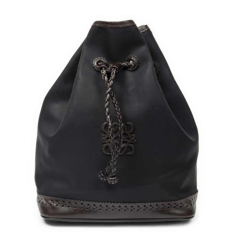 Loewe Crossbody Bag Vintage Bucket Backpack schwarz