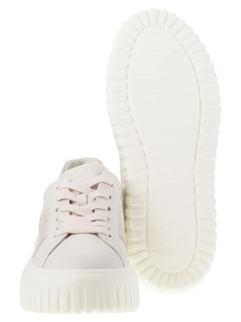 Thumbnail - Hogan Low-Top Sneaker - H-Stripes Trainers With Side Band - Gr. 39 (EU) - in Weiß - für Damen