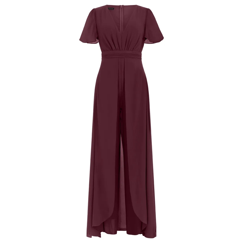 Apart Jumpsuit Chiffonoverall rot