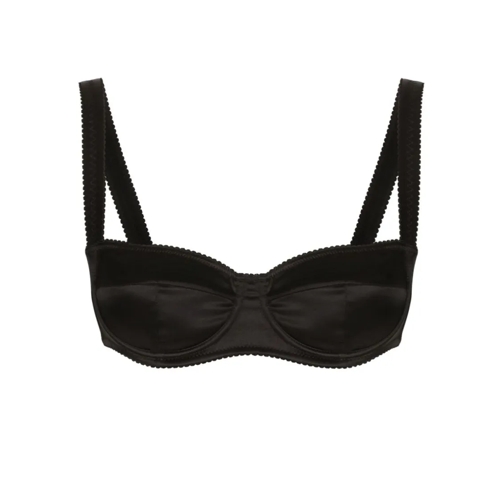 Dolce&Gabbana Semi-Padded Balcony Bra Black 