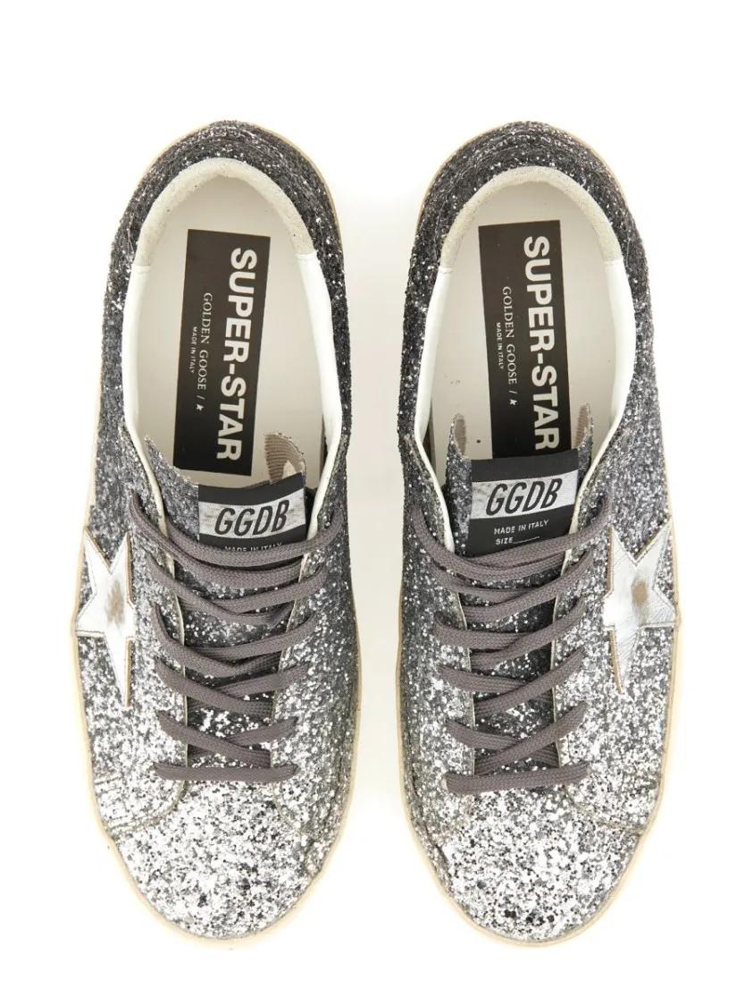 Thumbnail - Golden Goose Low-Top Sneaker - "Super-Star" Sneaker - Gr. 36 (EU) - in Grau - für Damen