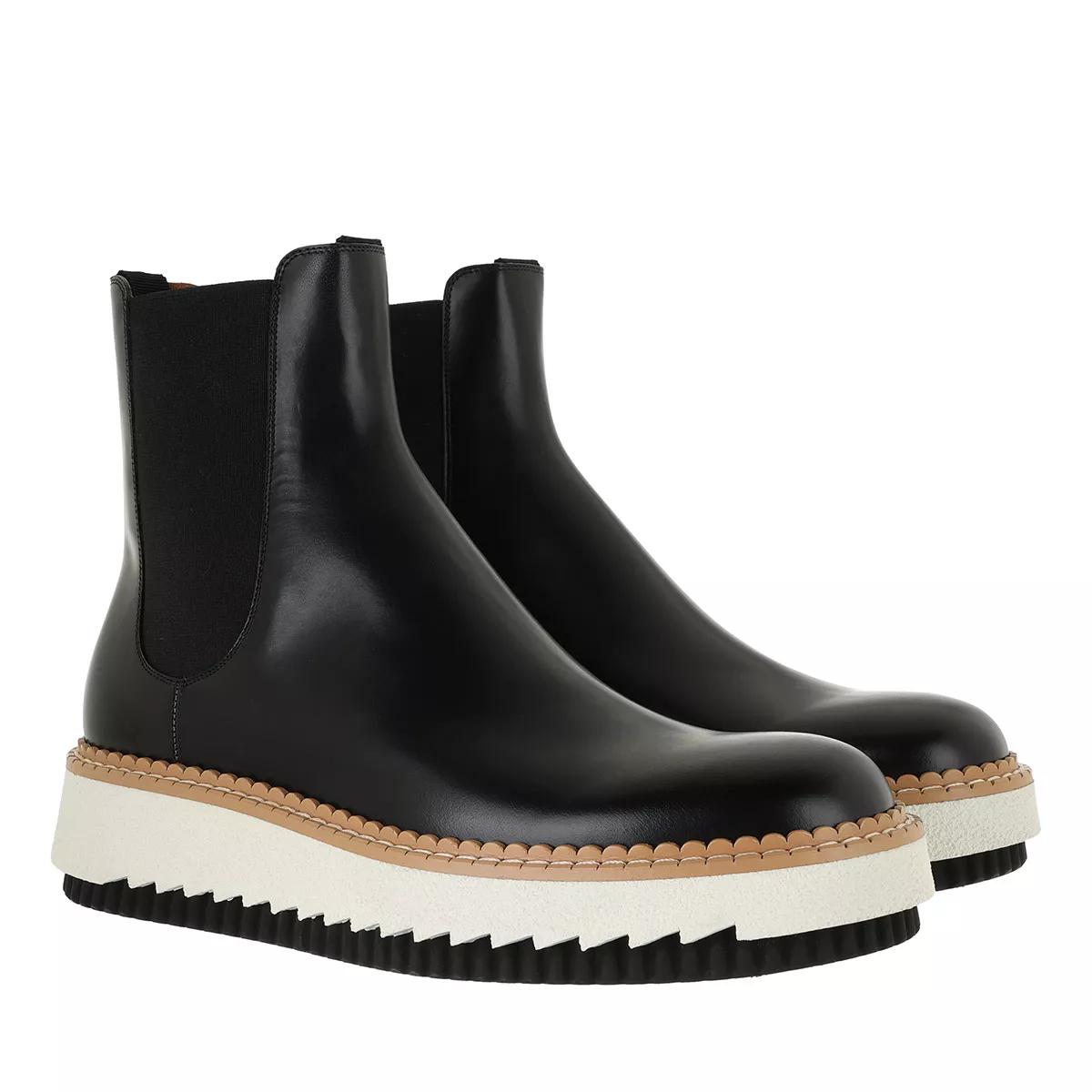 Chloé Kurtys Flat Chelsea Boots Black | Chelsea Boot