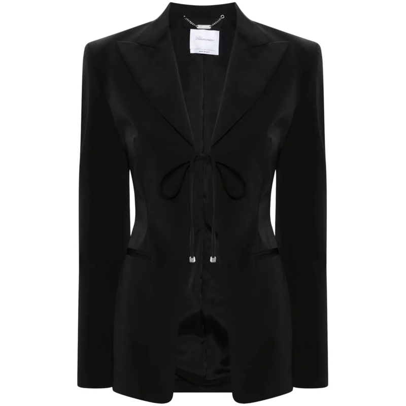 Blumarine Overgangsjas giacca monopetto black schwarz