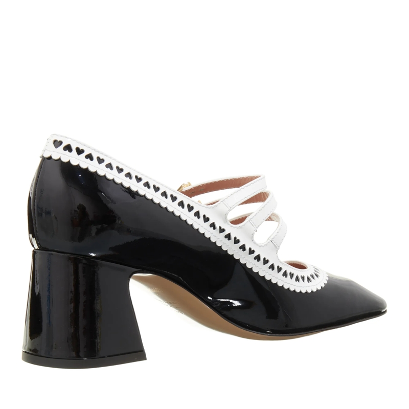 Moschino High Heels Hearted Brogue Nero/Bianco(Image 2)